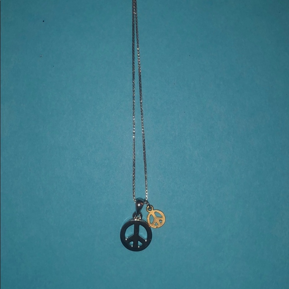 20” peace charm necklace